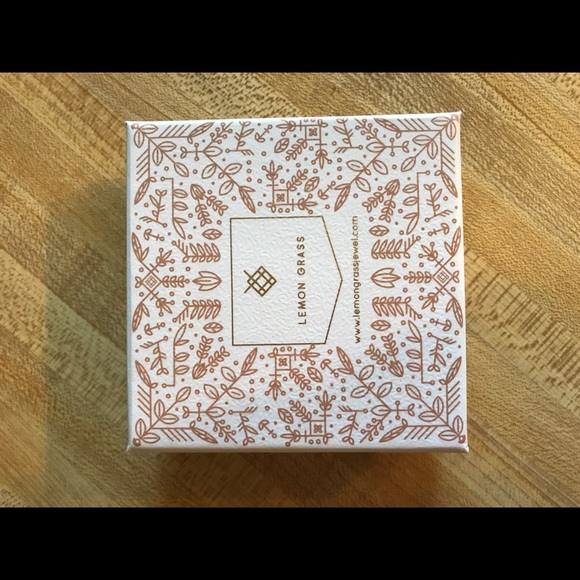 lemon grass bar earrings sterling silver minimal - Picture 4 of 4